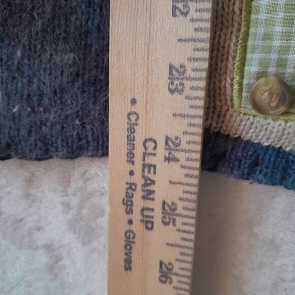 Vintage Womens Embroidered Patchwork Holiday 3D Christmas Zip Size XL Cardigan - Picture 11 of 12